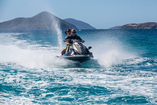 1-Hour Guided Jet Ski Tour in St. Thomas from Frenchman's Reef - Water Island and Honeymoon Beach: a classic St. Thomas view from a new angle