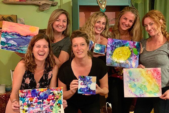Art & Wine Events in St Thomas - The Two-Hour Flow: Demo, Your Painting, and Take-Home Results