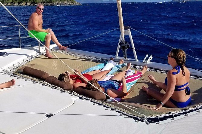 Catamaran Sail to Jost Van Dyke (Soggy Dollar Bar) - BVI Customs and the passport stamp moment