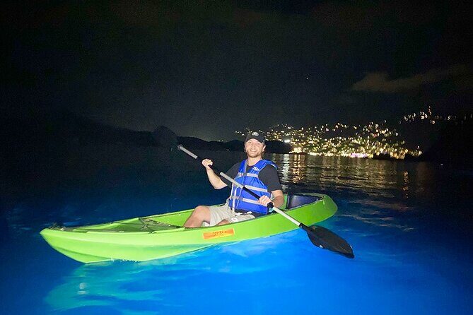 Glow Boats LED Night Kayak from Marriott Frenchman's Cove - Wildlife watching after sunset: tarpon, stingray, and sea turtles