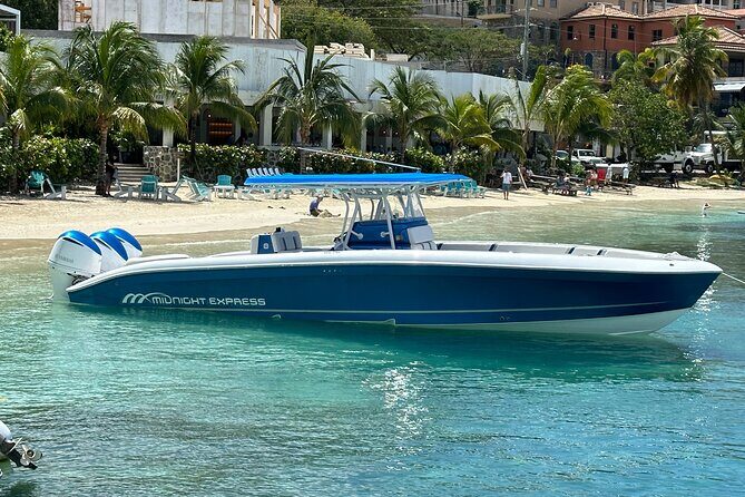 Private Full Day or Half Day Charter - 37' Midnight Express - Soper’s Hole: where the BVI entry happens