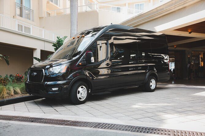 Shared VIP Shuttle from STT Airport to Westin Frenchman Reef - Inside the van: comfort, group size, and luggage help