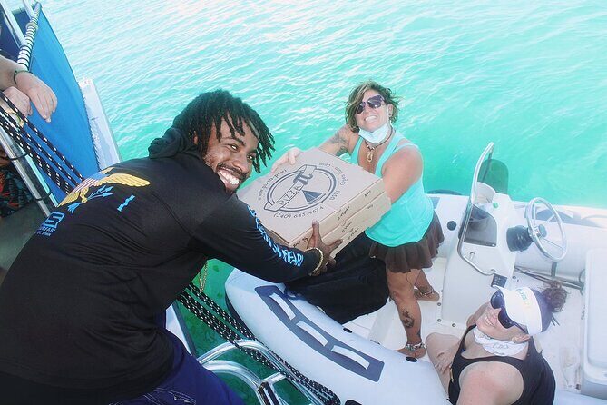St. James Snorkel & Pizza Pi Lunch - Getting to the boat: Red Hook drop-in, then Cruz Bay pickup